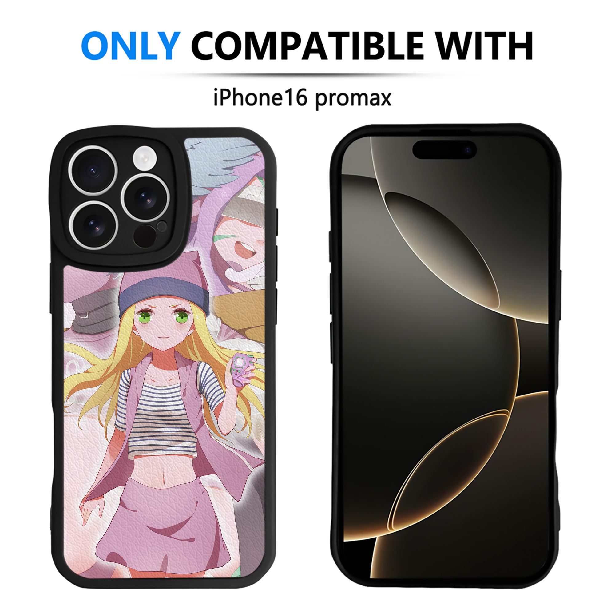 （画像用） Digimon デジタルモンスター/デジモン 【iPhone 16シリーズ対応】シリコンスマホケース（レザー調） 材質：シリコン